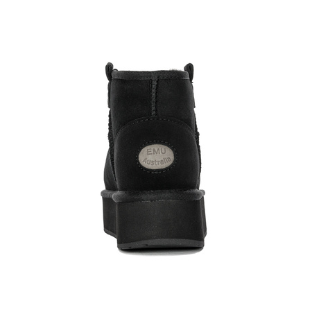 EMU Australia Black Foy Flatform Micro W13073 BLACK