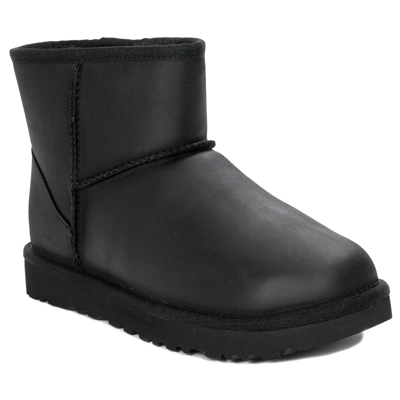 W Classic Mini Leather Black UGG 1016558 BLK
