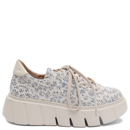 Maciejka Skórzane Sneakersy Na Platformie Wielokolorowe Beżowe 6891W-06/00-8