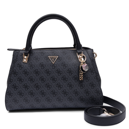 Guess Elegant Monogram Classic Handbag Black HWBG9672070-COAL