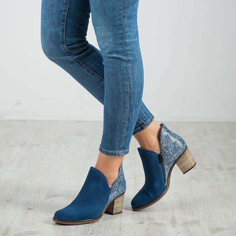 Maciejka 04492-17/00-5 Navy Boots