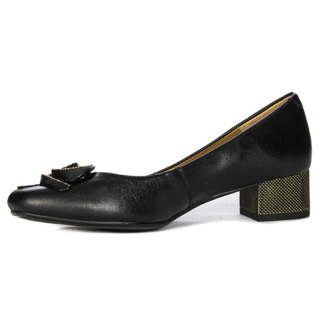 Maciejka Women's Leather Black Pumps