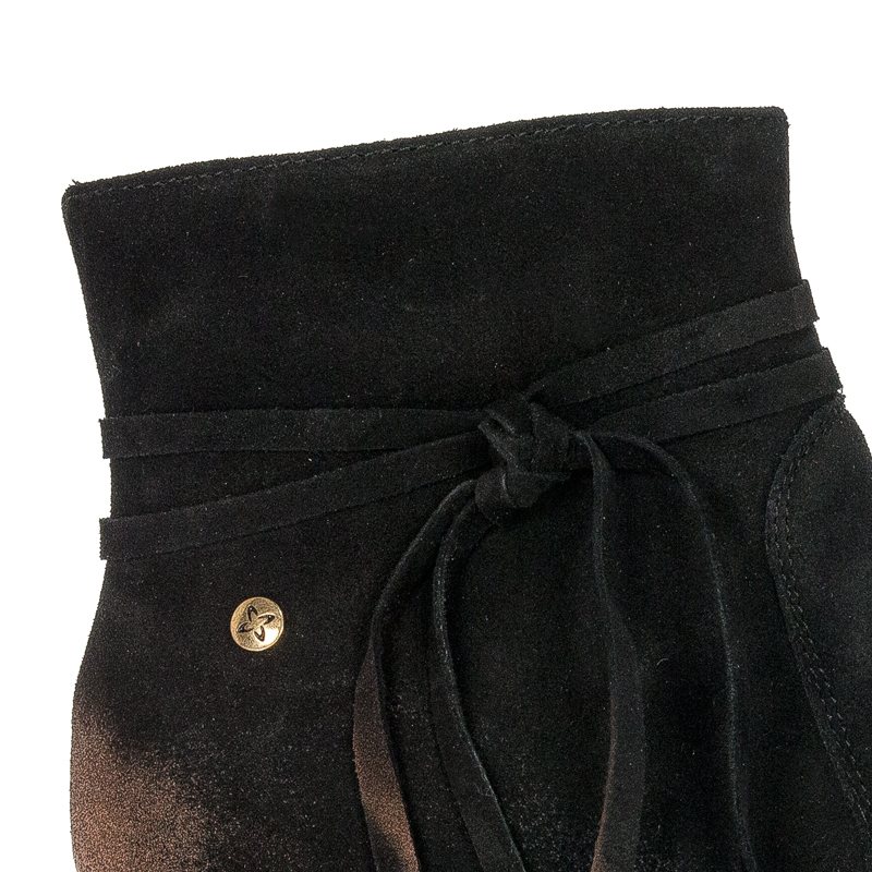 Maciejka Black Women's Velor Boots