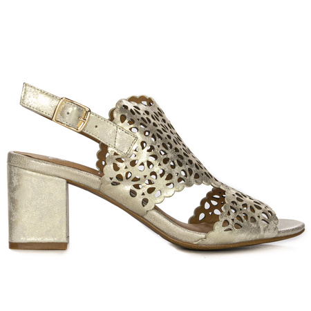 Maciejka N6518-25/00-1 Gold Sandals