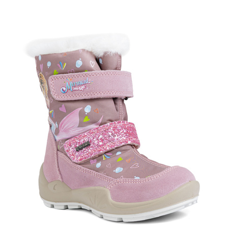 Primigi Fur-Lined Girls’ Snow Boots With Velcro Pink 8881900