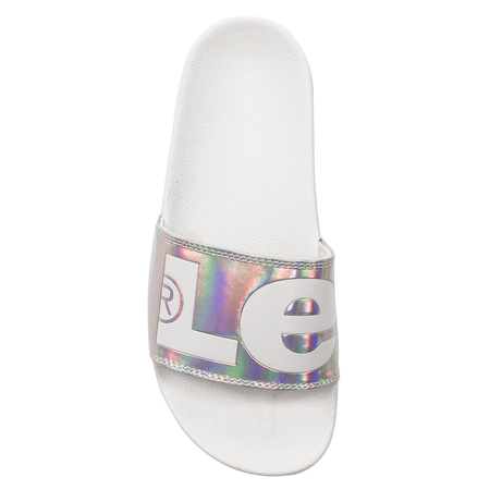 Women Slides Levi's June L Silver