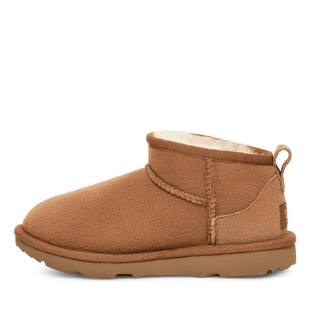 Ugg Śniegowce Dziewczęce Kids Classic Ultra Mini Chestnut 1130750K-CHE