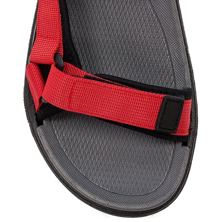Lee Cooper Red Velcro women's sandals