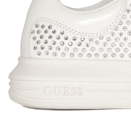 Guess Women Low Shoes White Laced