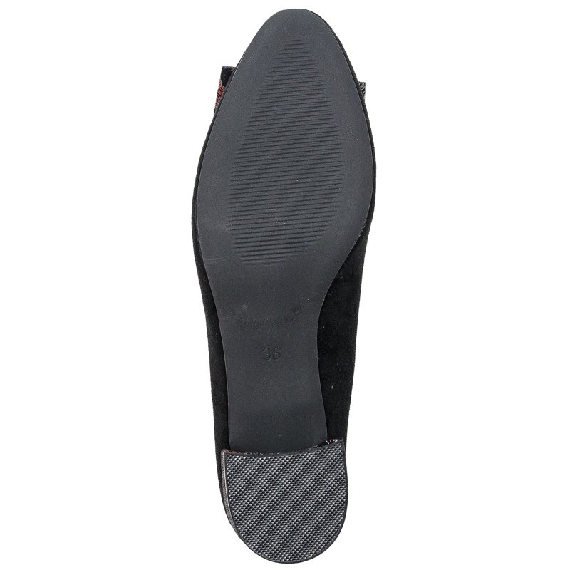 Sergio Leone PB149 MIC Black + Flowers Low Shoes