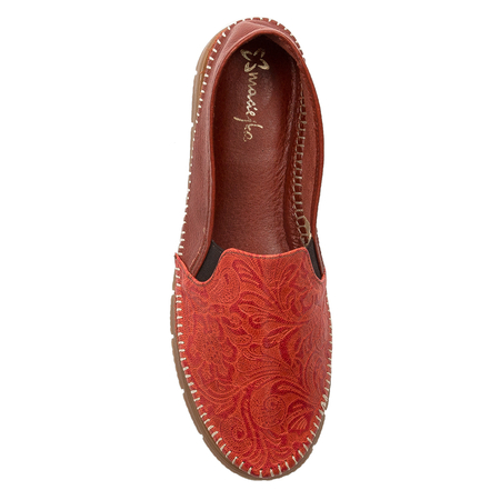 Maciejka Red Low Shoes