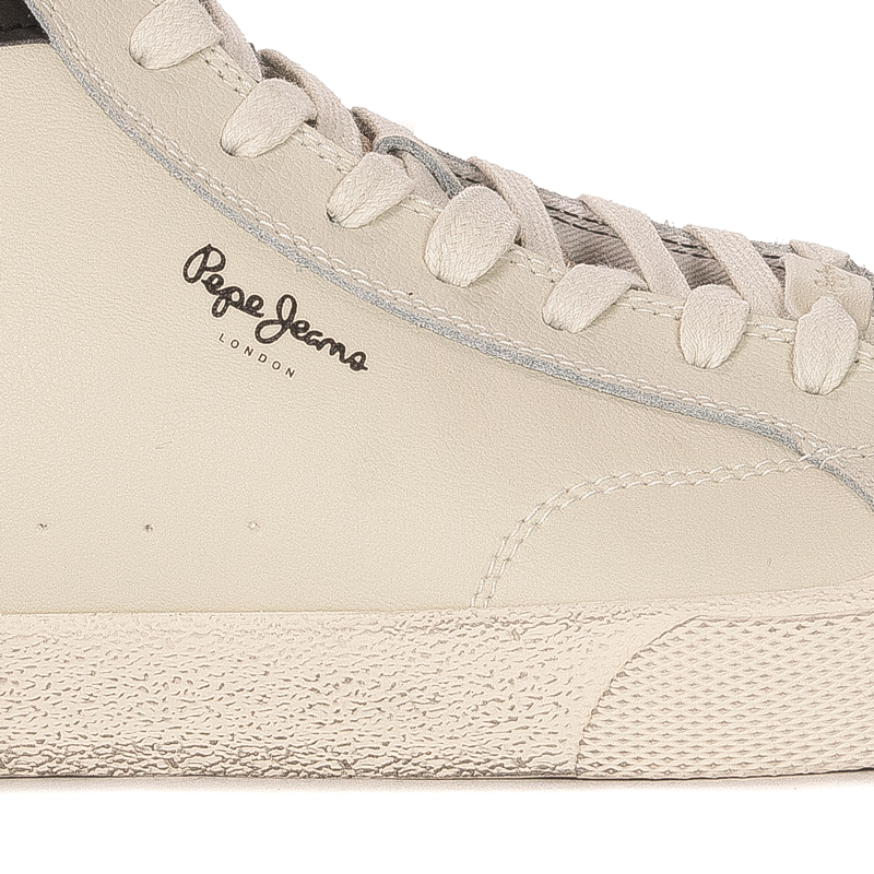 Pepe Jeans Sneakersy buty męskie Kenton Vintage white białe