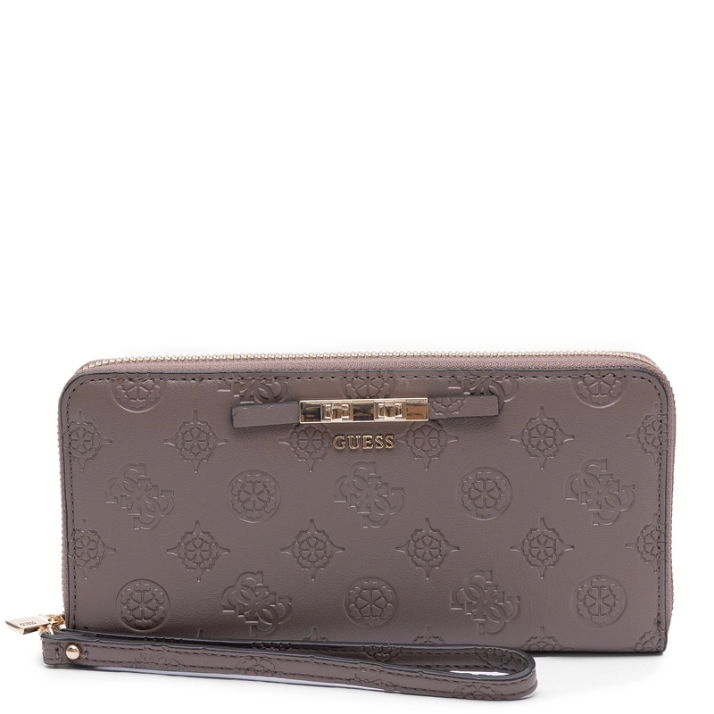 Guess Carmella Portfel Damski Z Paskiem Taupe SWPD2225146-TAUPE