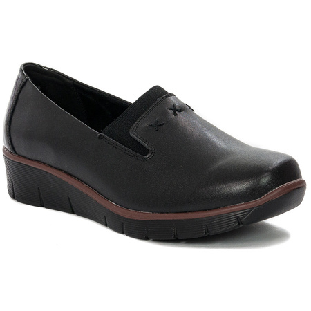 Filippo DP3160-22 BK Black Flat Shoes