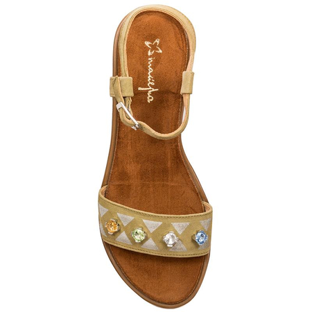 Maciejka 03619-09-00-5 Green Sandals