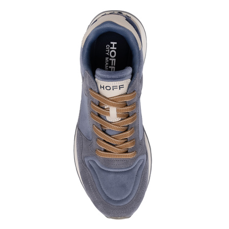 Hoff Sneakersy Skórzane Welurowe Półbuty Niebiesko-Szare HOFF22502003CITY