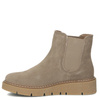Filippo Beige Suede Wedge Ankle Boots DBT7261-25-TP