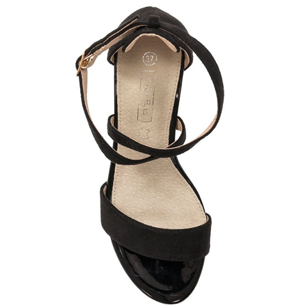 Filippo Black Sandals DS1276/22 BK