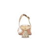 Sca'viola Women's Sandals On A High Heel Gold