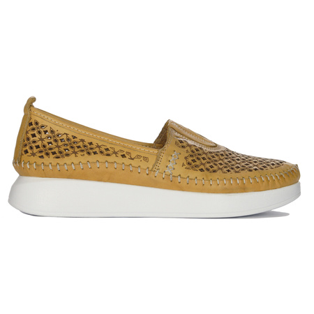 T.Sokolski Women's Yellow Flat Shoes