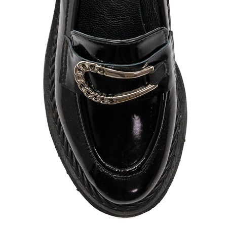 Venezia Black Women's Loafers