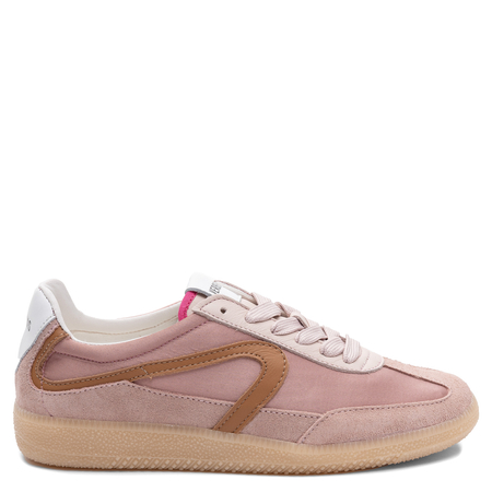 Verbenas Lekkie Skórzane Sneakersy Damskie Różowe 9802451069ANT