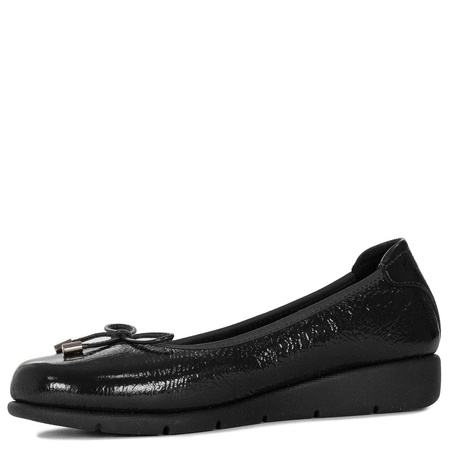 Maciejka Comfort Ballet Flats Low Wedge Black P6504-20/00-8