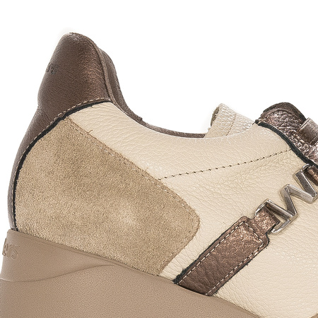 Wonders Sneakersy Półbuty damskie Eva Beige Cream