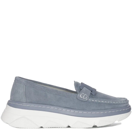Filippo Women's Moccasins Leather Blue