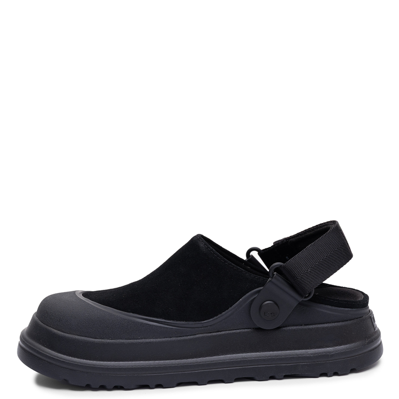 UGG Women's Suede Platform Clogs Black 1180256-BLK