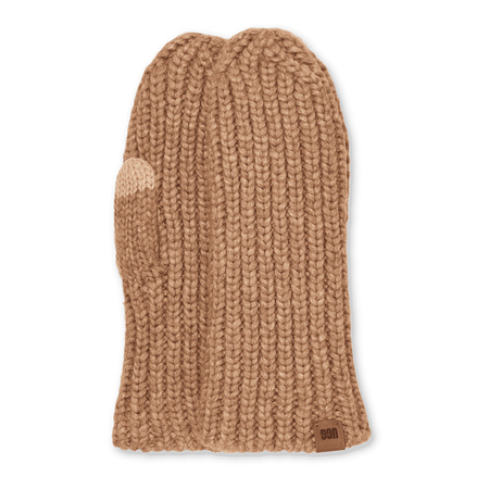 Ugg Women's Chunky Rib Mitten Gloves in Camel