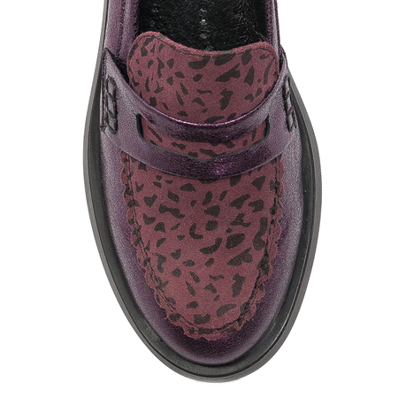 Maciejka 06250-23/00-1 Women's Leather Burgundy Lords