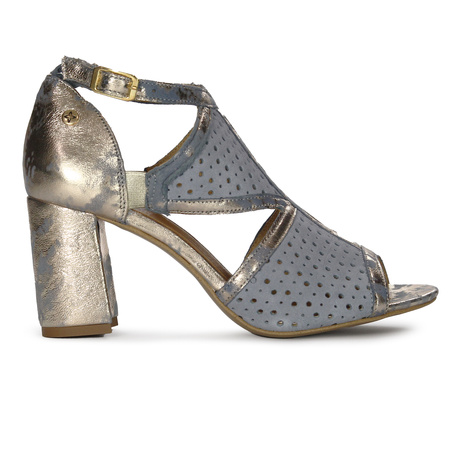 Maciejka 06555-06/00-5 Blue + Gold Sandals