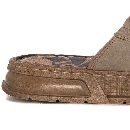 Rieker Women's Beige Slides