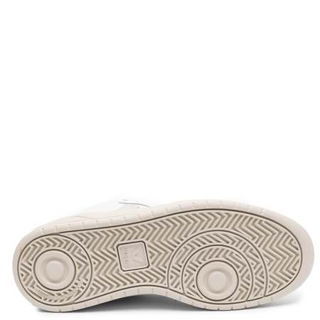 Veja Sneakersy damskie skórzane wysokie White Natural białe