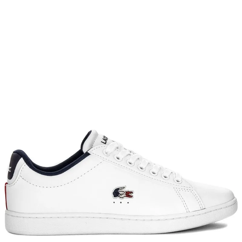 Sneakersy Lacoste Carnaby Evo Tri 1 SFA WHT/NVY/RED