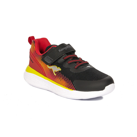 Kangaroos Sneakersy półbuty dziecięce chłopięce Jet Black/Fiery Red