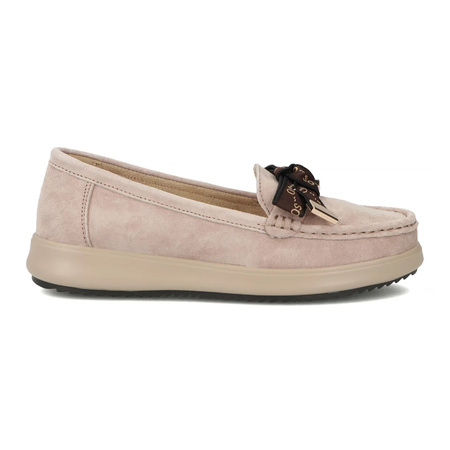 Filippo Beige Leather Shoes