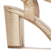 Sergio Leone Women's Gold Mix Sandals