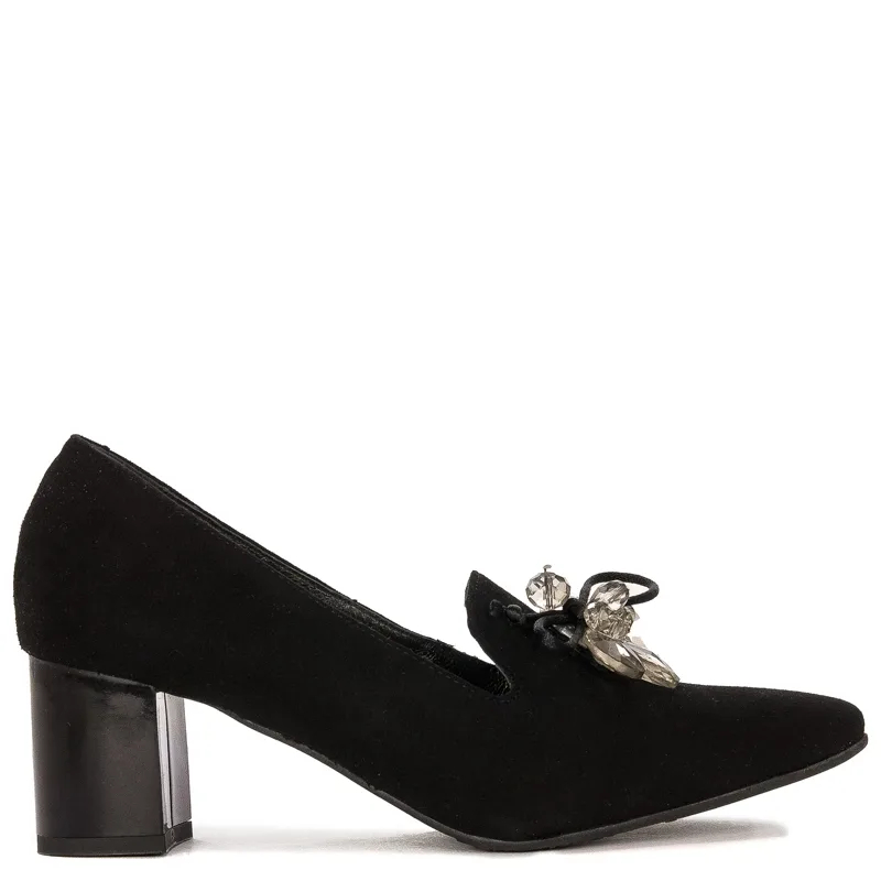 Bioeco by Arka Women's black suede leather shoes