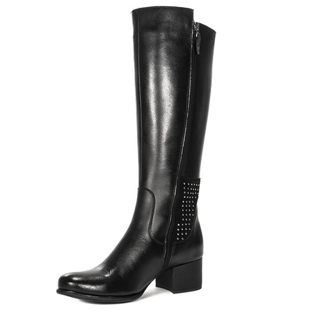 Maciejka 03802-01-00-3 Black Knee-High Boots