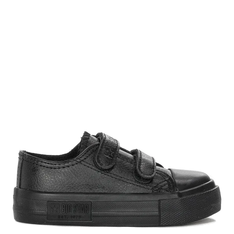 Big Star Black children's sneakers with Velcro