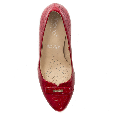 Bioeco by Arka Women's shoes, red, leather