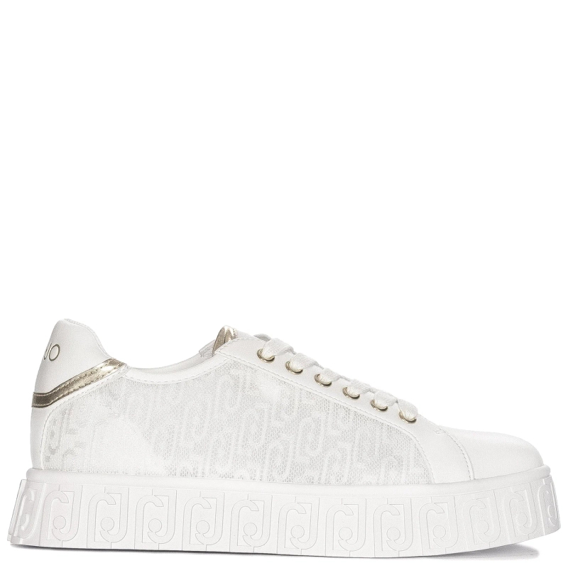 Liu Jo Sneakers women's platform low shoes Lovely 02 White 