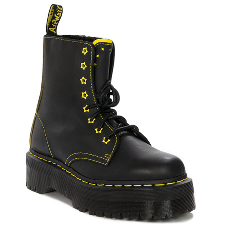Dr. Martens Botki glany damskie skórzane Jadon II Star