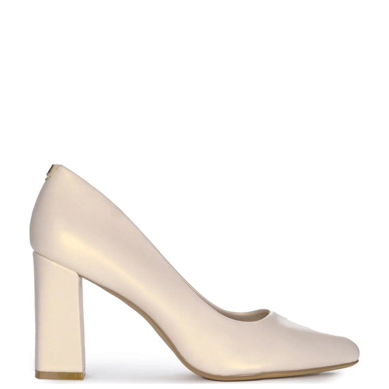Sergio Leone Beige Pearl Pumps