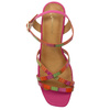 Maciejka Women's Leather Heeled Pink Sandals