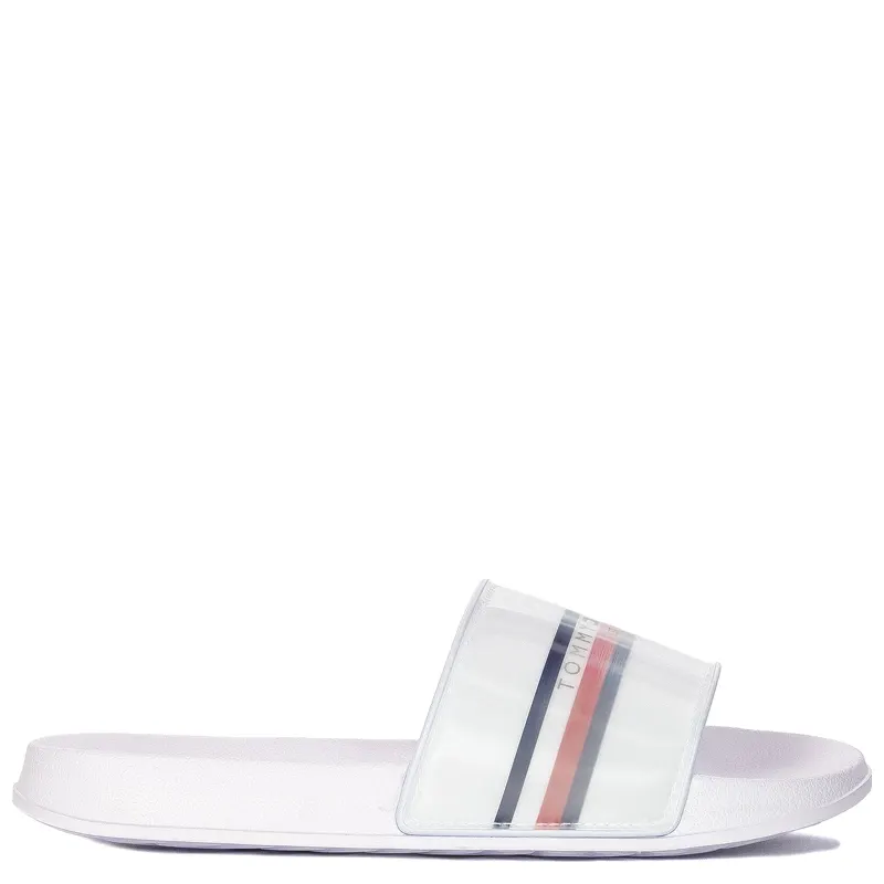 Tommy Hilfiger Klapki Damskie Białe