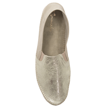 Maciejka Green + Gold Low Shoes