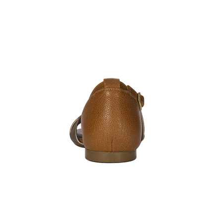 Maciejka 04614-29/00-5 Brown + Dark Gold Sandals